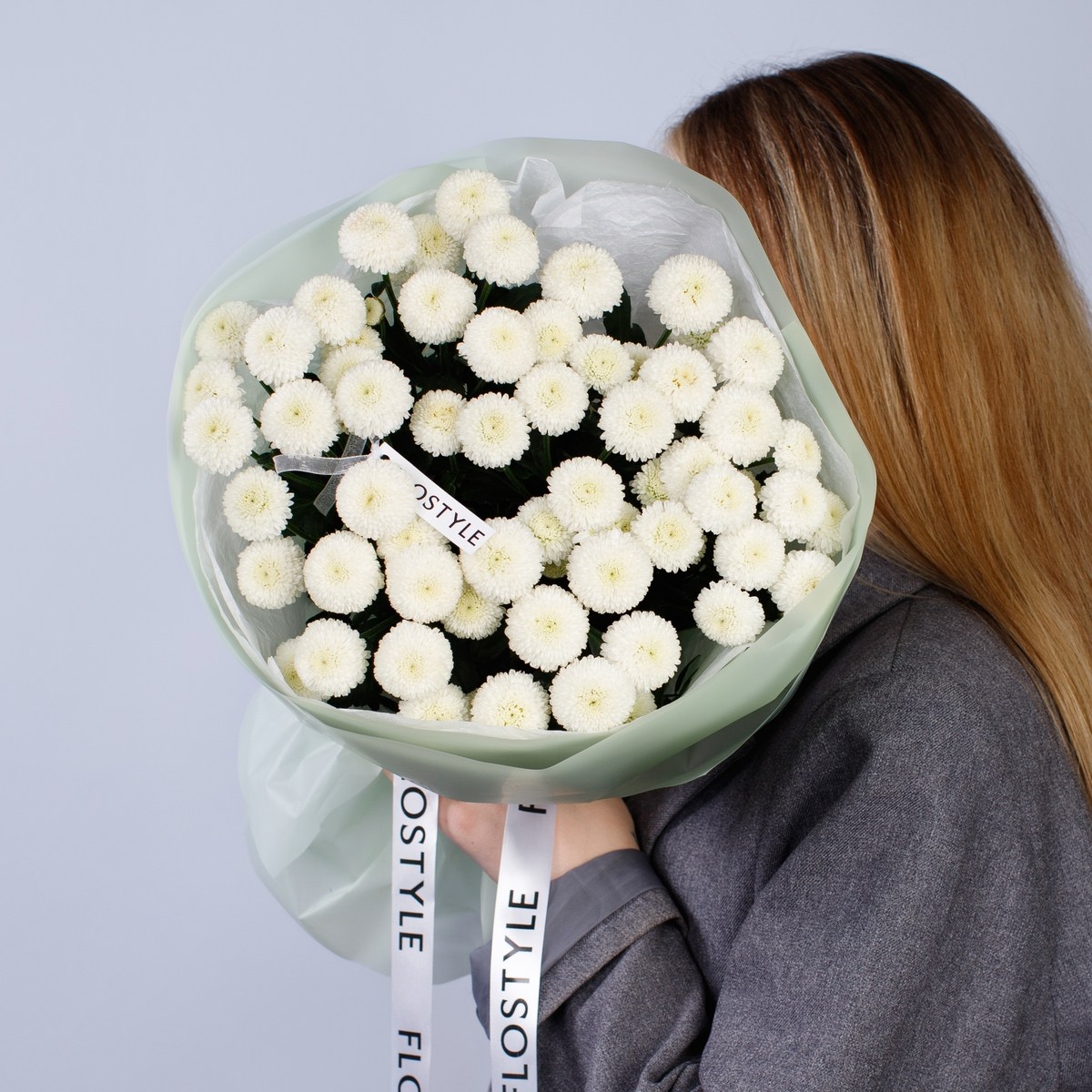 Букет из кустовой хризантемы 